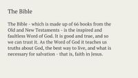 The Bible